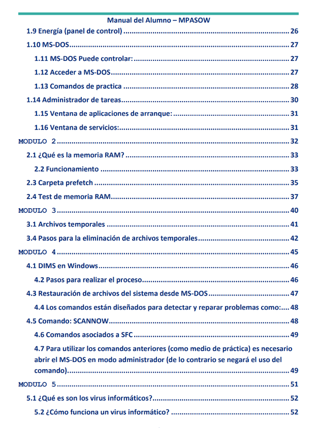 Manual: Mantenimiento Profesional A Sistemas Operativo Windows - Imagen 2